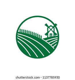 Agriculture Logo,  Landscape logo design inspiration