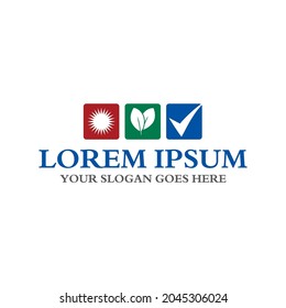 agriculture logo , nature logo vector