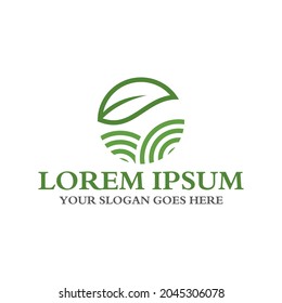 agriculture logo , nature logo vector