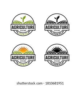 agriculture logo on white background