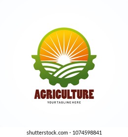 Agriculture Logo Template Design Vector