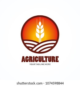 Agriculture Logo Template Design Vector