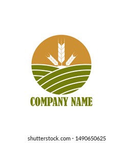 Agriculture Logo Template Design Vector
