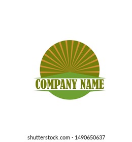 Agriculture Logo Template Design Vector
