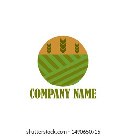 Agriculture Logo Template Design Vector
