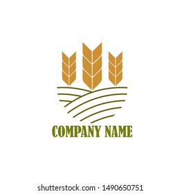 Agriculture Logo Template Design Vector
