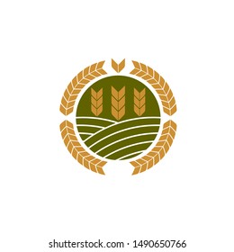 Agriculture Logo Template Design Vector
