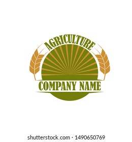 Farm Logo Design Vintage Tractor Stock Vector (Royalty Free) 1736929166