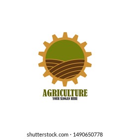 Agriculture Logo Template Design Vector
