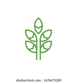 Vector de diseño de plantillas de logotipos agrícolas, Emblem, Concepto de diseño, símbolo creativo, icono.