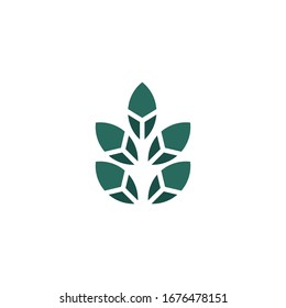 Agriculture Logo Template Design Vector, Emblem, Design Concept, Creative Symbol, Icon.