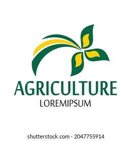 Agriculture Logo Template Design Vector, Emblem, Concept Design, Creative Symbol, Icon