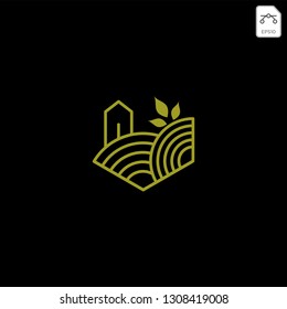 agriculture logo template icon element