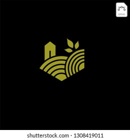 agriculture logo template icon element