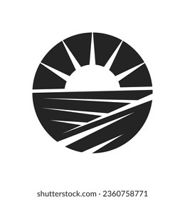 agriculture logo template Isolated. Brand Identity. Icon Abstract Vector graphic