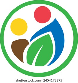 Agriculture logo template perfect for businesses and product. This logo design representation of relation between people, partner  for a company, product, service or for all your ideas.