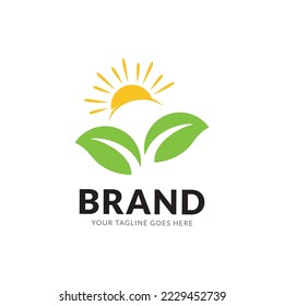 agriculture logo template vector template.