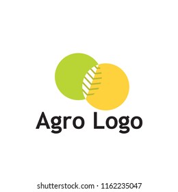 Agriculture logo. Vector nature and farming logotype. 