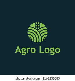 Agriculture logo. Vector nature and farming logotype. 