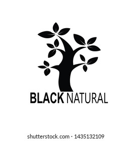 Agriculture logo vector silhouette black and white for commercial,company and personal use,logo black natural .