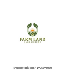 logotipo agrícola en fondo blanco