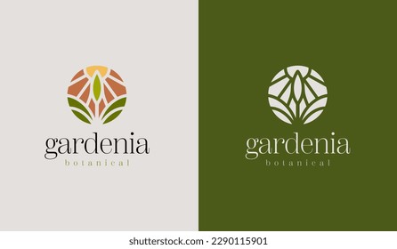 Agriculture Plant Leaf Logo Template. Universal creative premium symbol. Vector illustration. Creative Minimal design template. Symbol for Corporate Business Identity