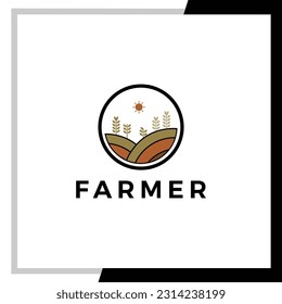 Agriculture premium vector logo .