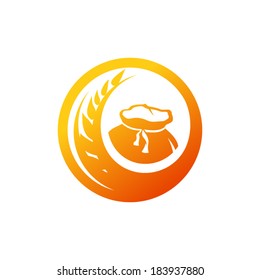 Agriculture sign Branding Identity Corporate vector logo design template Isolated on a white background