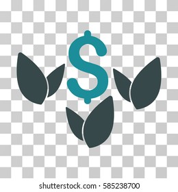 Agriculture Startup icon. Vector illustration style is flat iconic bicolor symbol, soft blue colors, transparent background. Designed for web and software interfaces.