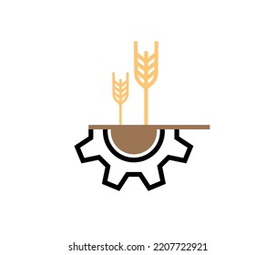 agriculture technology concept. editable vector. agriculture and farm concept.

