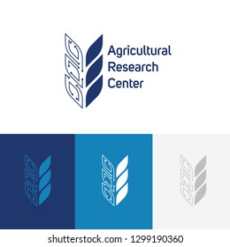 Agriculture Technology Logo Template Design Vector, Emblem, Design Concept, Creative Symbol, Icon - Vector