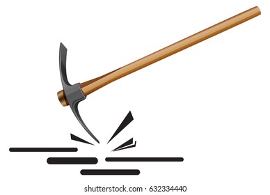 Agriculture Tool - Hand held Spade - Illustration