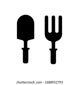 Agriculture tool icon. Flat vector graphic in white background.
