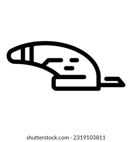 Agriculture tool icon outline vector. Garden trimmer. Cutting electric