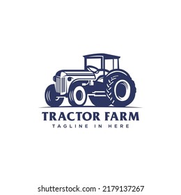 Agriculture Tractor Farm Logo Template