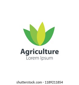 Agriculture Vector Design Logo. Natural Design Logo Concept.