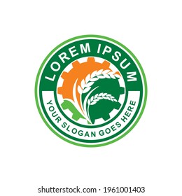 vector de agricultura, vector de logotipo agrícola