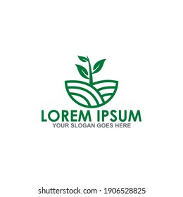 agriculture vector , farming logo vector