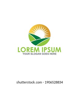 agriculture vector , farming logo vector