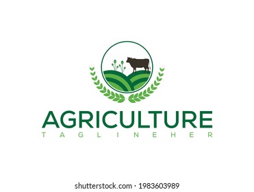 agriculture vector , farming logo vector