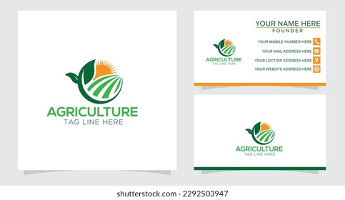 agriculture vector , farming logo vector
