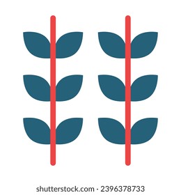 Agriculture Vector Glyph Two Color Icons For Personal And Commercial Use.
