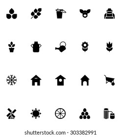 Landwirtschaftliche Vektorsymbole 1