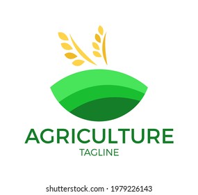 diseño de la plantilla de logotipo de vector de agricultura