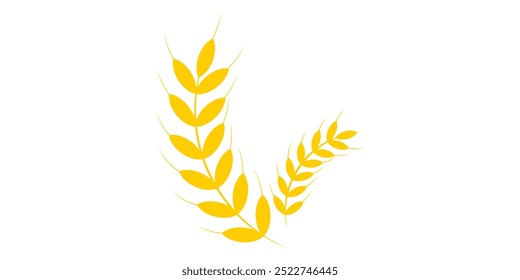 Agriculture wheat Logo ilustrator 10 eps