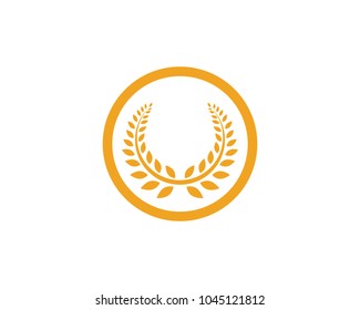 Agriculture wheat Logo Template vector icon design