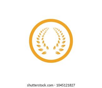 Agriculture wheat Logo Template vector icon design
