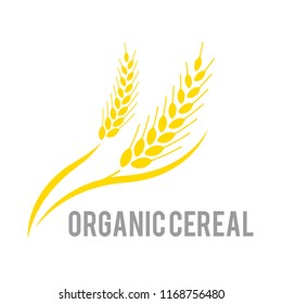 Agriculture wheat Logo Template. Vector logo design and elements of wheat grain,ears,seed,rye. Easy to use business template.