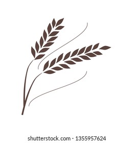 Agriculture wheat Logo Template vector icon