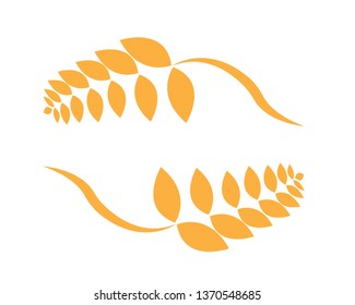 Agriculture wheat Logo Template vector icon design - Vector
